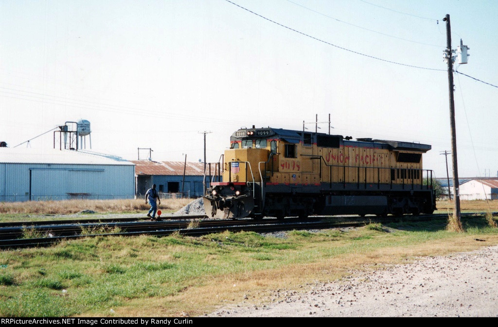 UP 9099 the Harlingen Switcher 